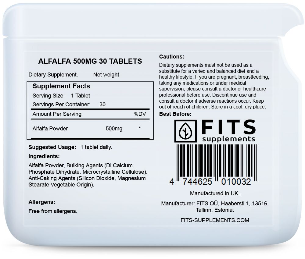 Alfalfa 500mg 30 compresse