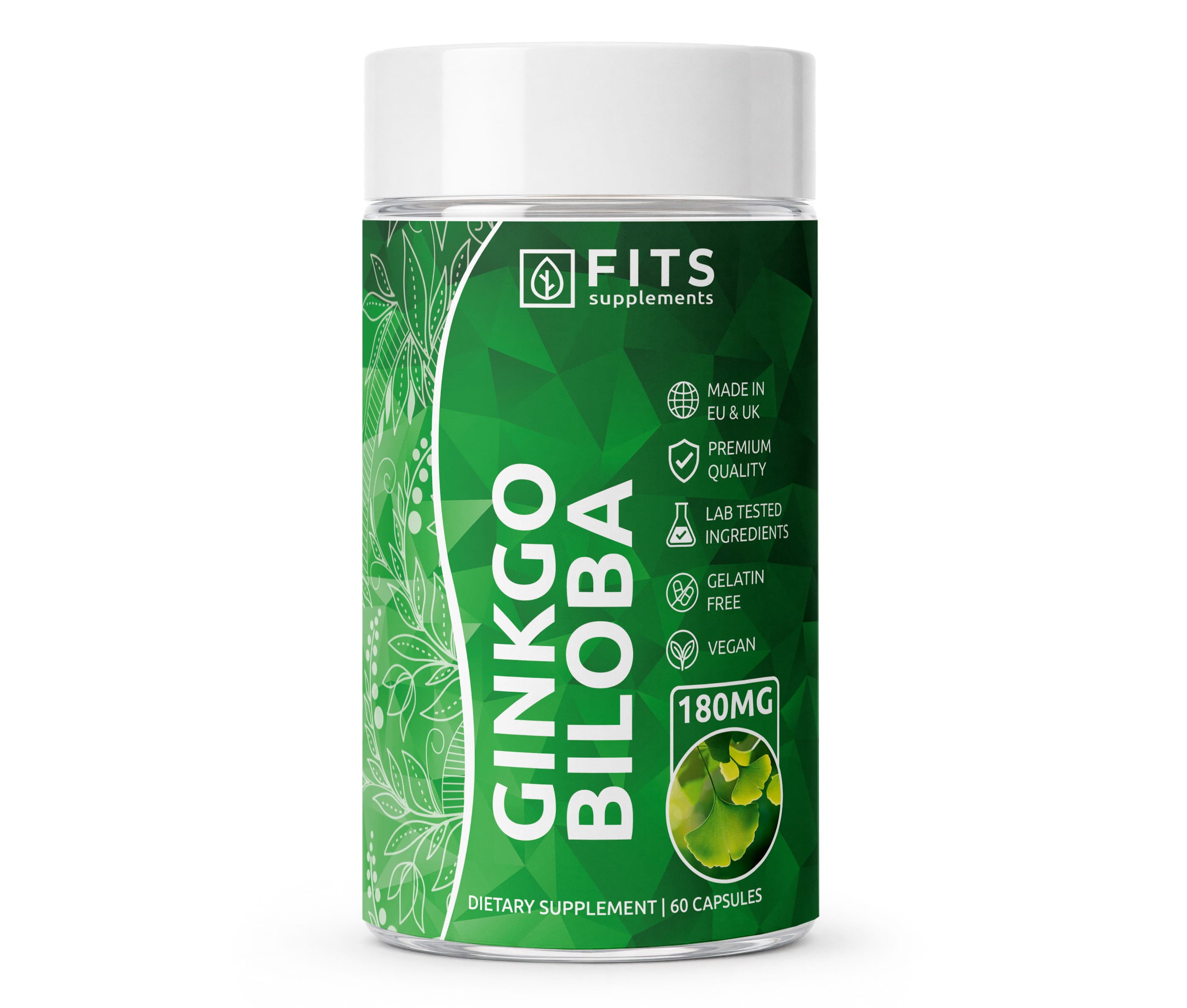 Ginkgo biloba 180 mg 60 capsule