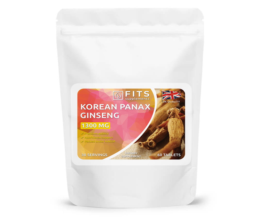Ginseng coreano 1300mg 60 compresse