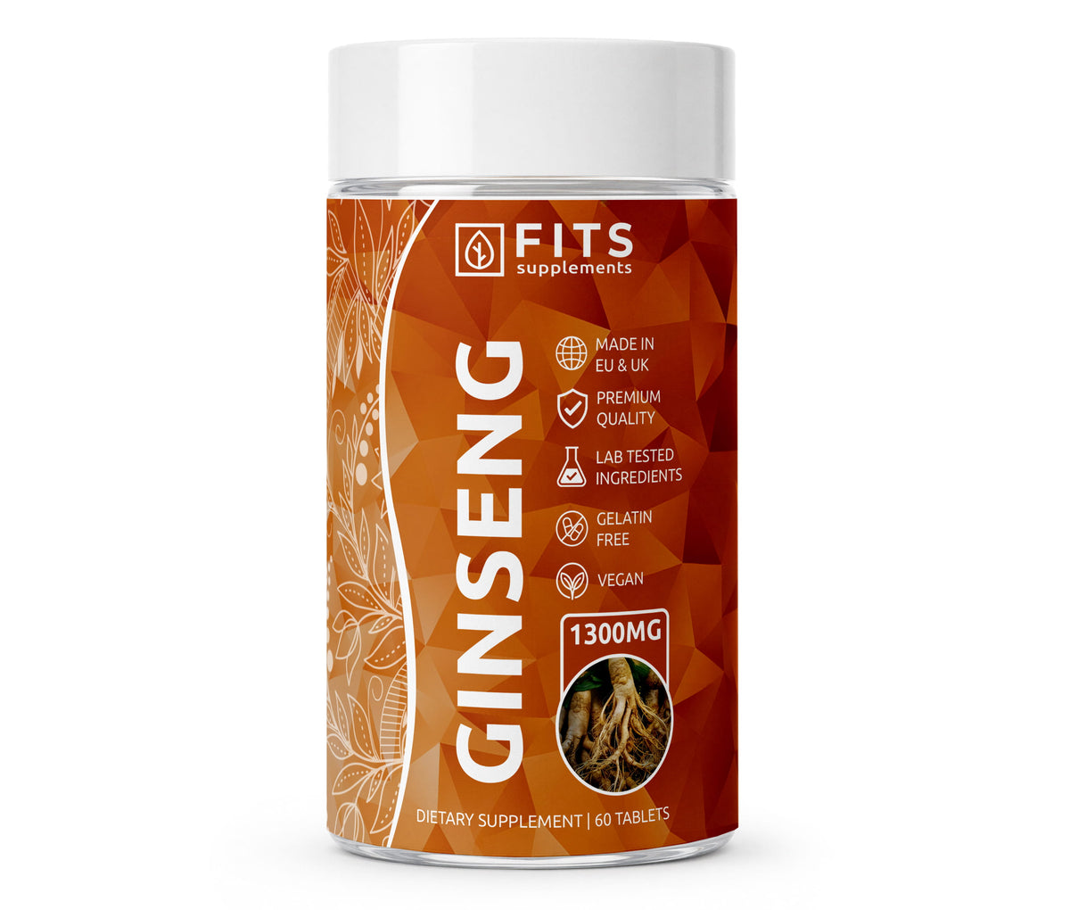 Ginseng coreano 1300mg 60 compresse