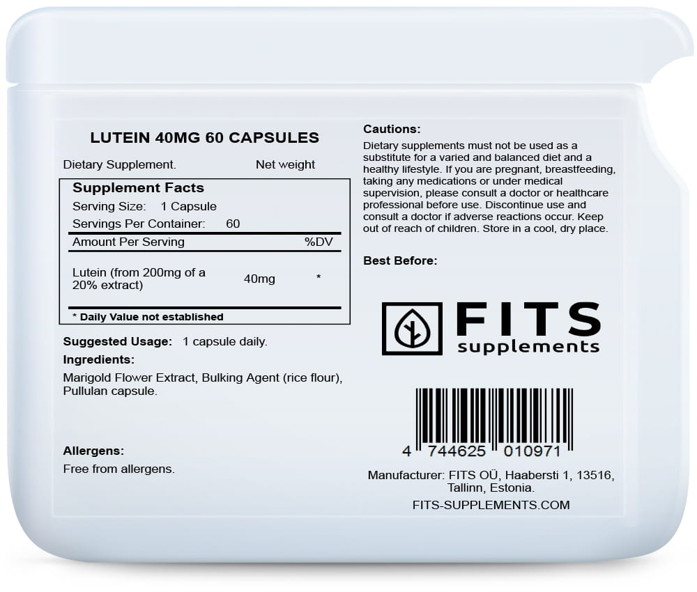 Luteina 40mg 60 capsule