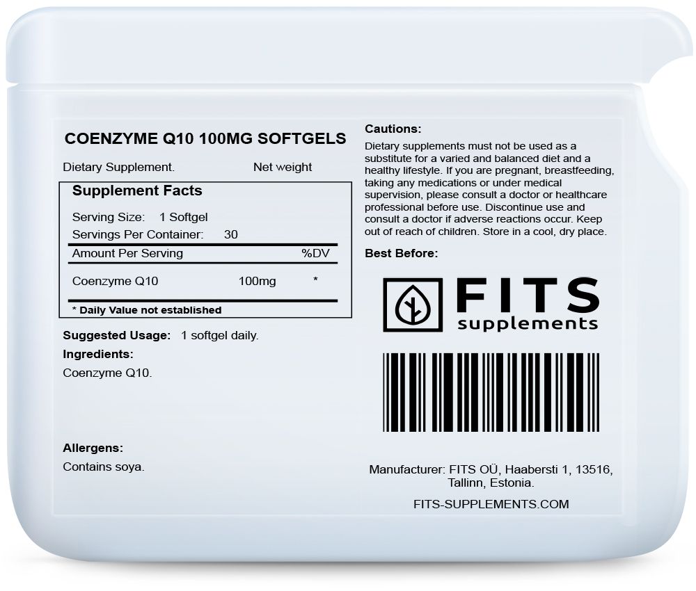 Coenzima Q10 100mg 30 capsule molli