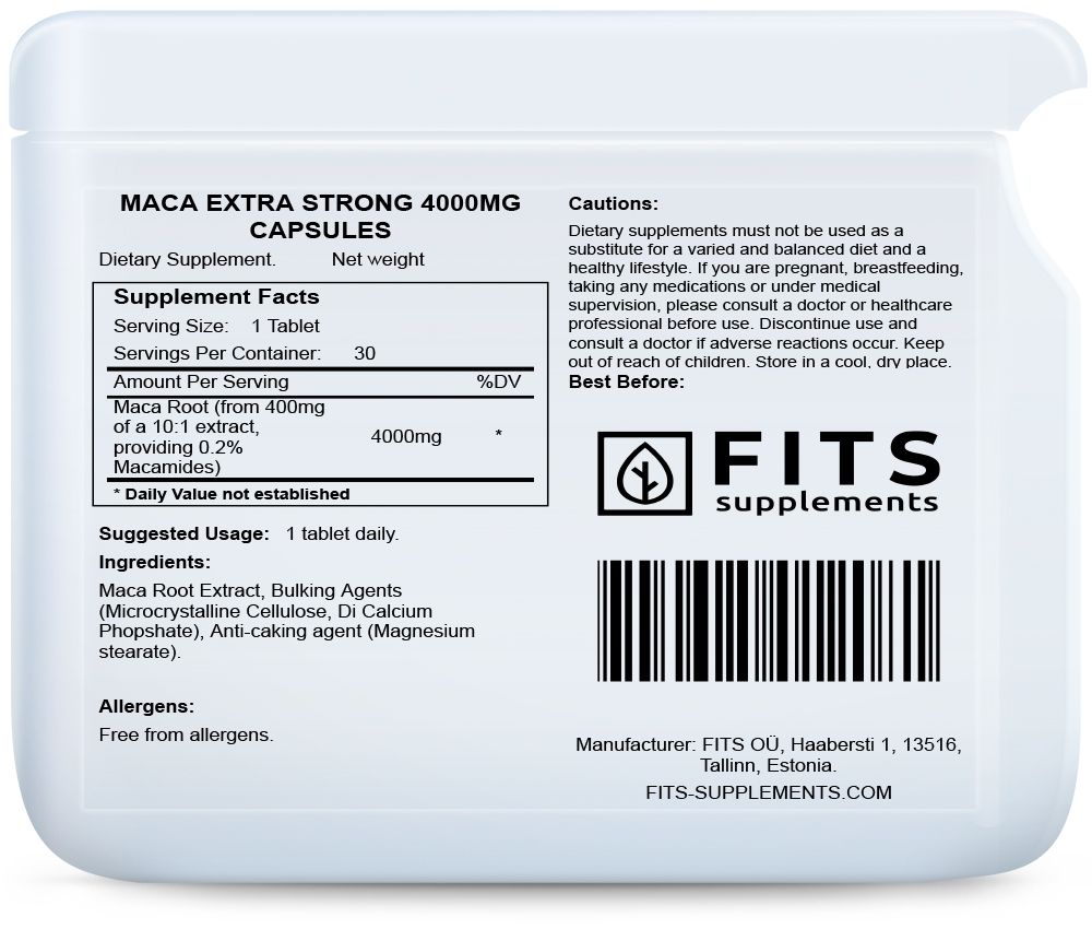 Maca Extra Forte 4000mg 30 capsule