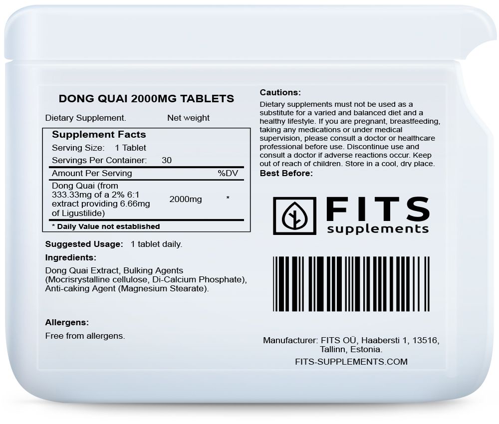 Dong Quai 2000mg 30 compresse