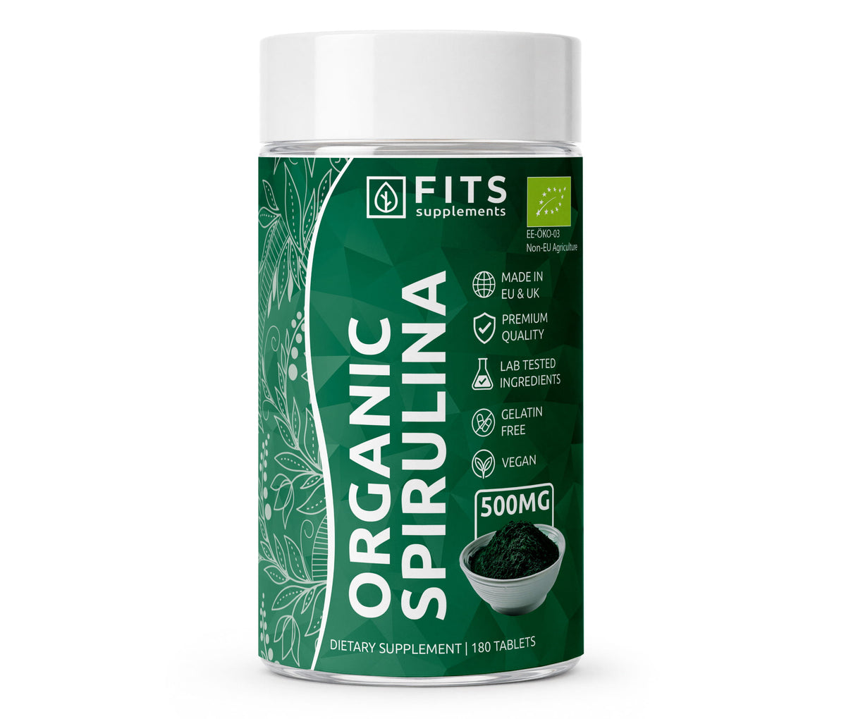 Spirulina 500mg 180 compresse
