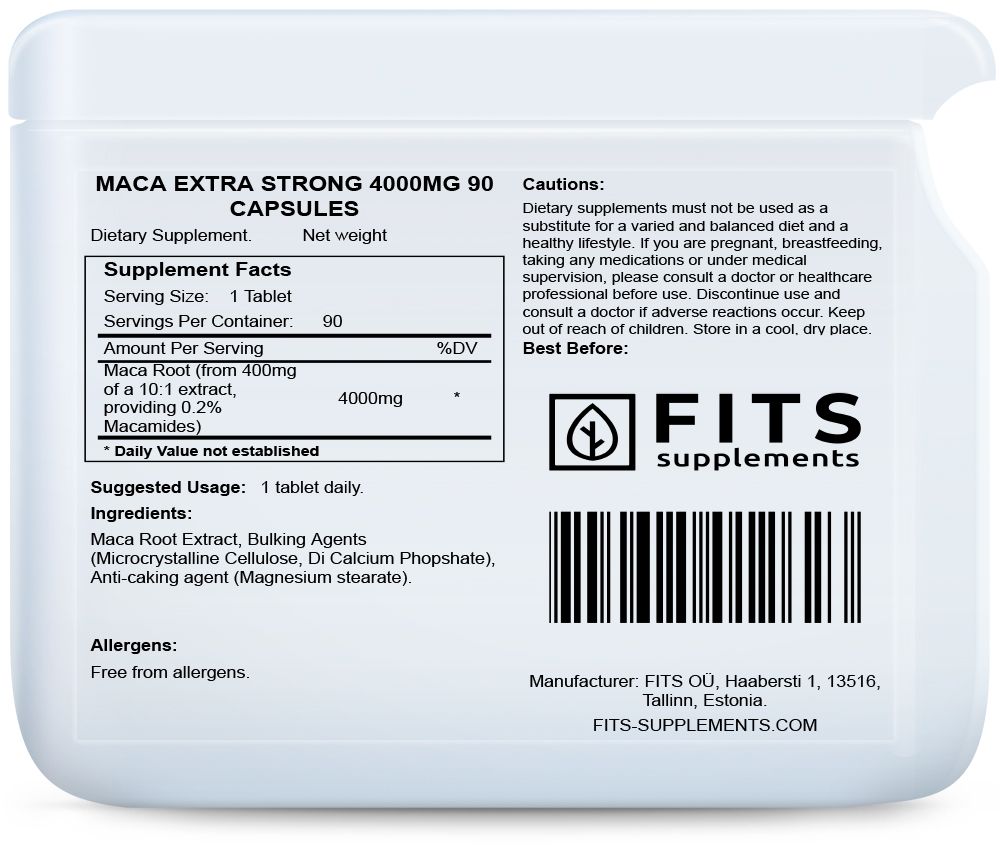 Maca Extra Forte 4000mg 90 capsule
