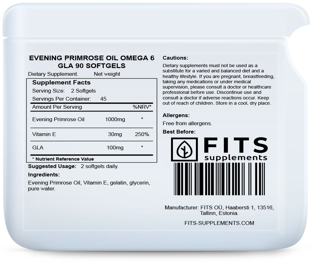 Olio di Enotera Omega 6 GLA 90 capsule molli