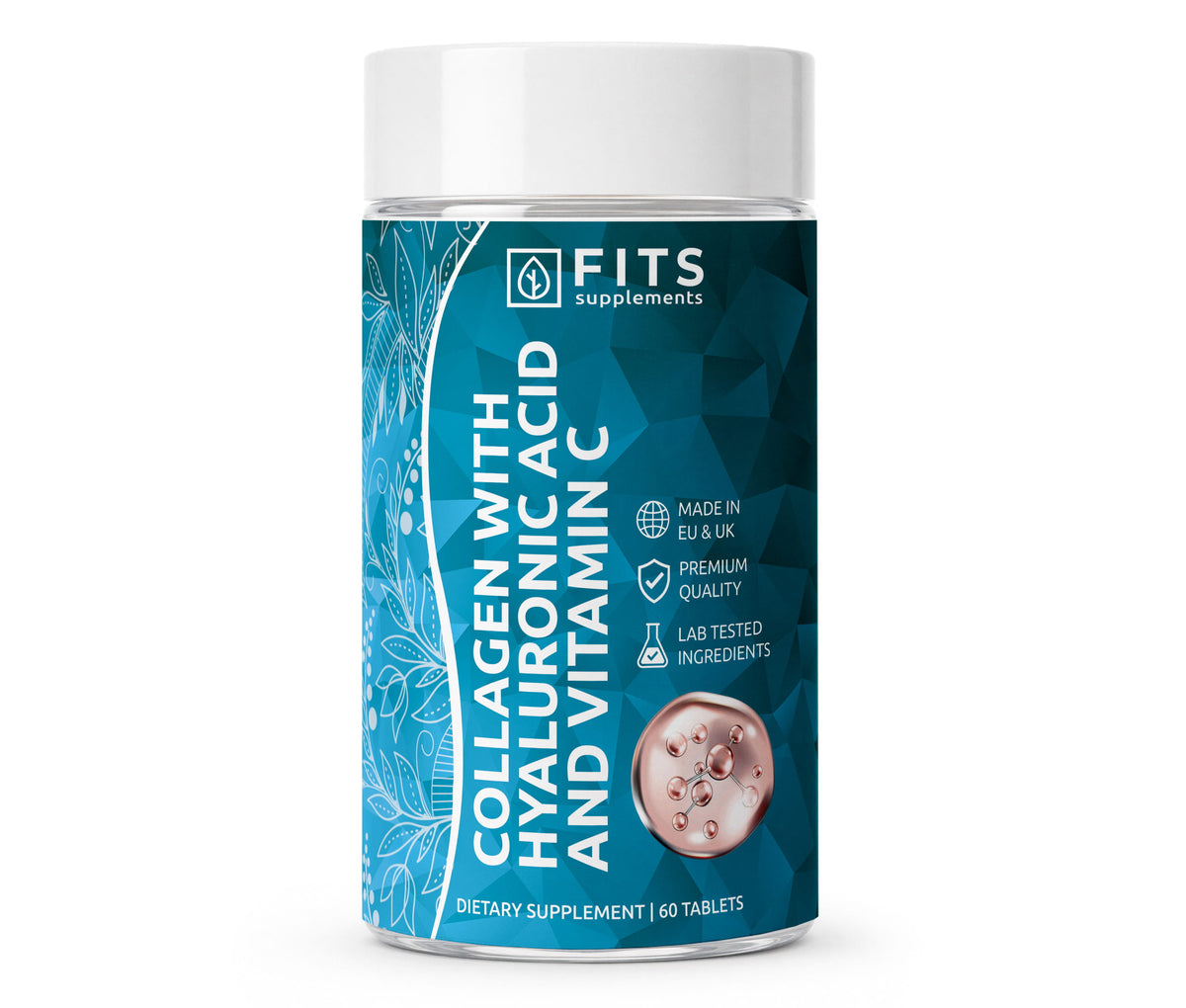 Collagen with Hyaluronic Acid and Vitamin C 60 tablets