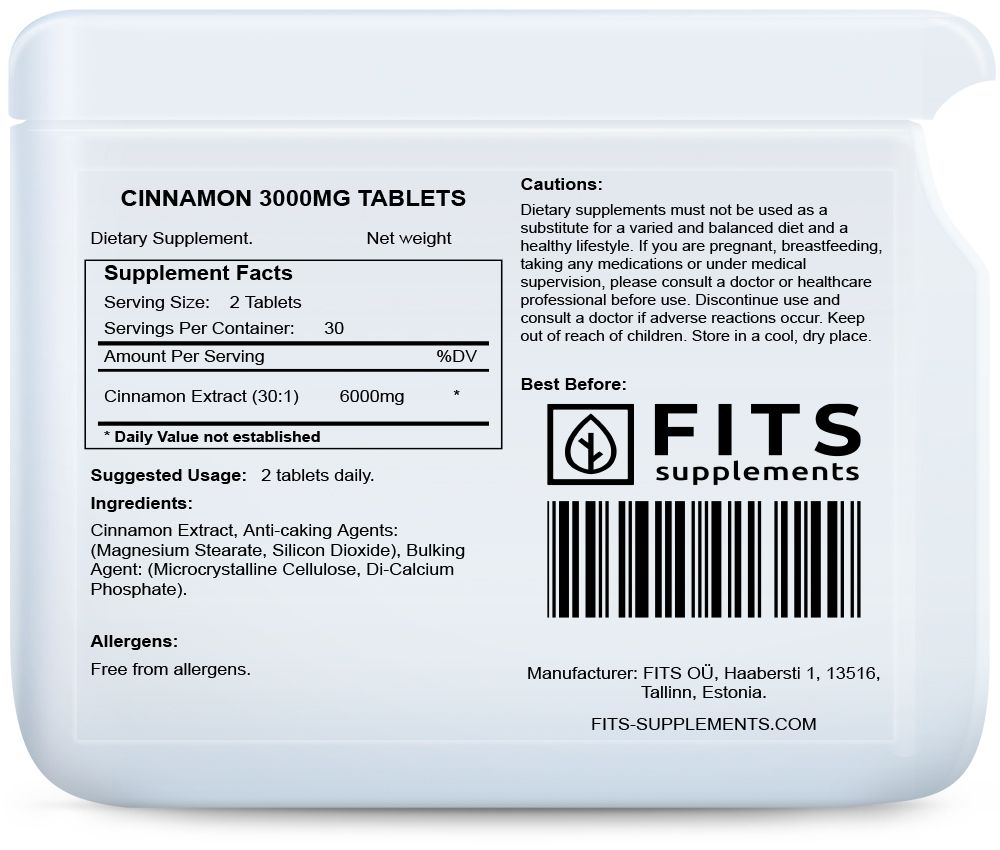 Cannella 3000mg 60 compresse