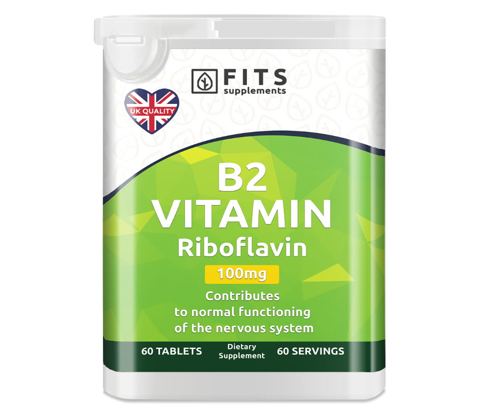 Vitamina B2 100mg (Riboflavina) 60 compresse