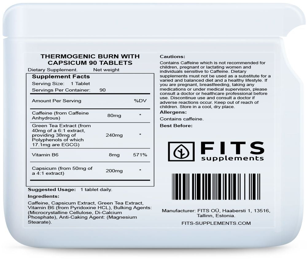 Bruciagrassi Termogenico con Capsicum 90 compresse