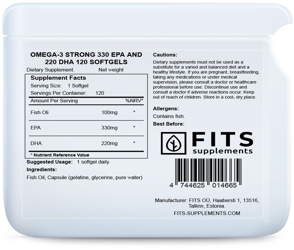 Omega-3 Forte 330 EPA e 220 DHA 120 capsule molli