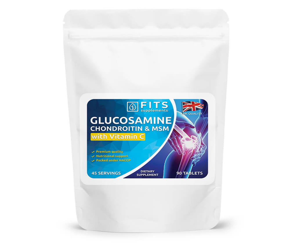 Glucosamina, Condroitina, MSM e Vitamina C 90 compresse