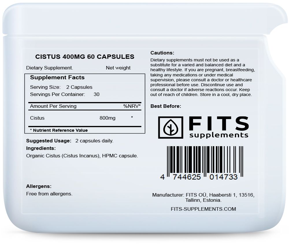 Cisto 400mg 60 capsule