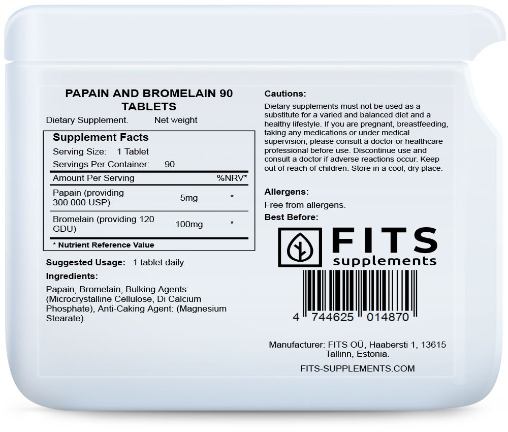 Papaina e Bromelina 90 compresse