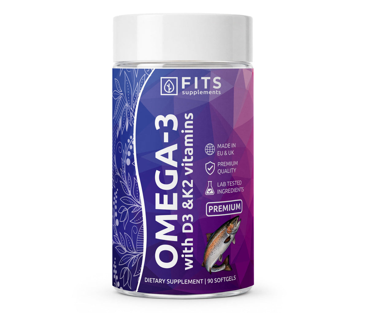 Omega 3 Premium con vitamine D3 e K2 90 softgel