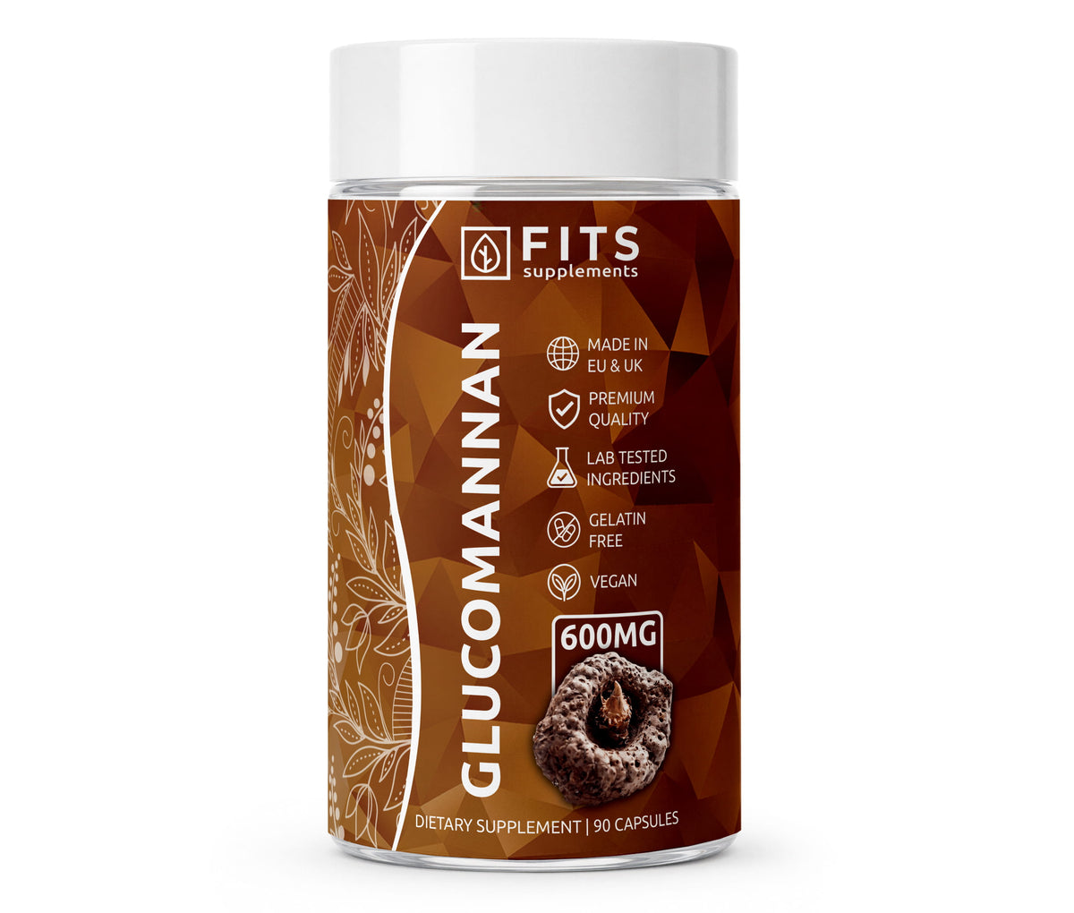Glucomannano Konjac Forte 600mg 90 capsule
