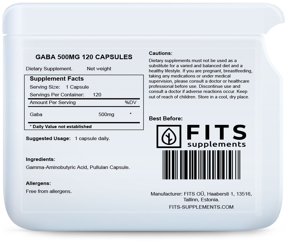GABA 500mg 120 capsule