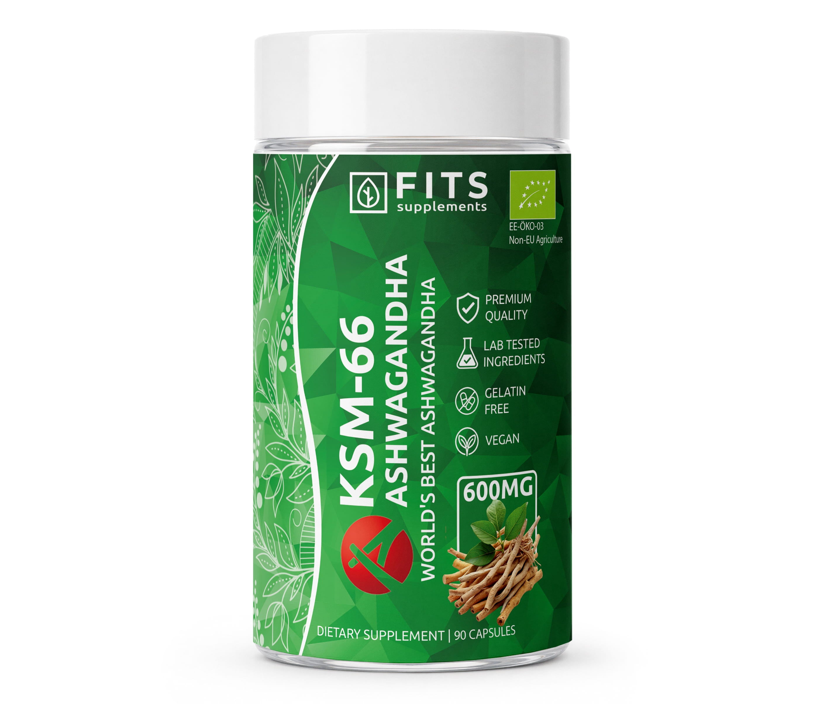 Ashwagandha biologica KSM-66 600mg 90 capsule