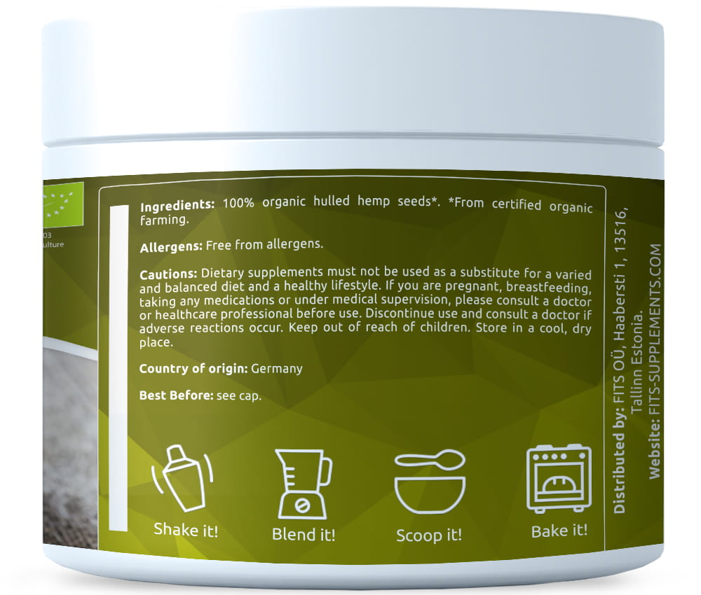 Semi di Canapa Decorticati Biologici 300g