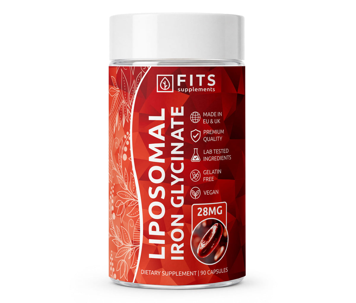 Glicinato di ferro liposomiale 28mg 90 capsule